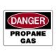 Danger Propane Gas